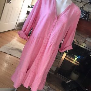 Old Navy Pink Midi Dress